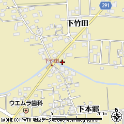 長野県東筑摩郡山形村下竹田5538-1周辺の地図