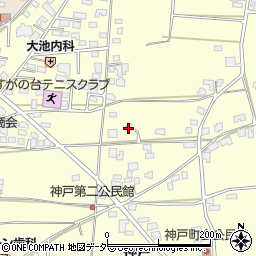 長野県松本市笹賀神戸3868周辺の地図