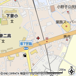 茨城県下妻市下妻乙459-1周辺の地図