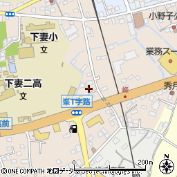 茨城県下妻市下妻乙454-5周辺の地図