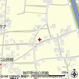 長野県松本市笹賀神戸3889周辺の地図