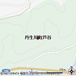 岐阜県高山市丹生川町芦谷周辺の地図