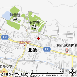 茨城県つくば市北条5周辺の地図