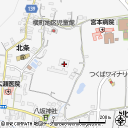 茨城県つくば市北条1048周辺の地図