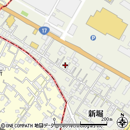 埼玉県熊谷市新堀1051-10周辺の地図
