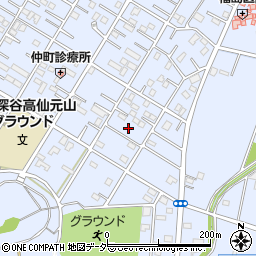 埼玉県深谷市上野台2739周辺の地図