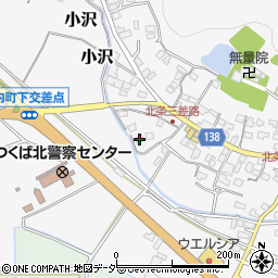 茨城県つくば市北条306周辺の地図