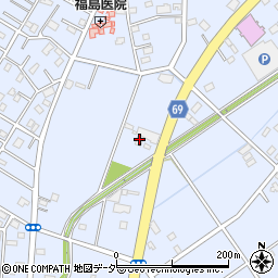 埼玉県深谷市上野台2476周辺の地図