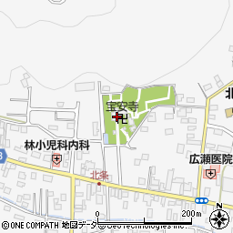 茨城県つくば市北条414周辺の地図