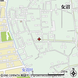 茨城県古河市女沼997周辺の地図
