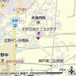 長野県松本市笹賀神戸3860周辺の地図