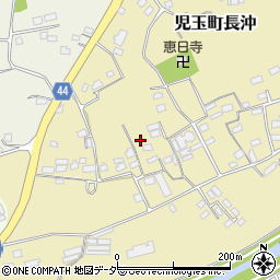 埼玉県本庄市児玉町長沖187周辺の地図