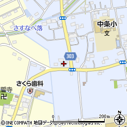 熊谷西デイサービスセンター中条編周辺の地図