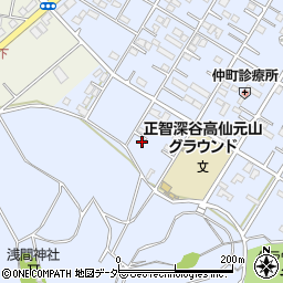 埼玉県深谷市上野台3113周辺の地図