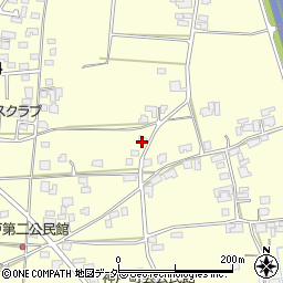 長野県松本市笹賀神戸3887周辺の地図