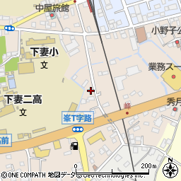 茨城県下妻市下妻乙454-3周辺の地図