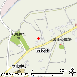 茨城県かすみがうら市五反田187周辺の地図