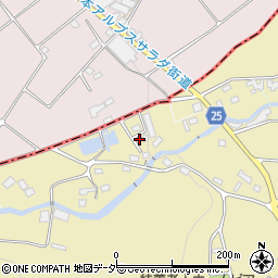 長野県東筑摩郡山形村上竹田7228-16周辺の地図