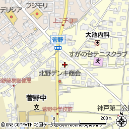 長野県松本市笹賀神戸3849周辺の地図