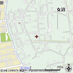 茨城県古河市女沼998周辺の地図