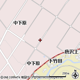 長野県松本市波田中下原8614周辺の地図