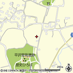 茨城県つくば市平沢424周辺の地図