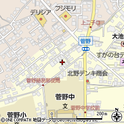 長野県松本市笹賀神戸4347周辺の地図