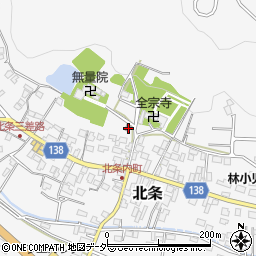 茨城県つくば市北条370周辺の地図