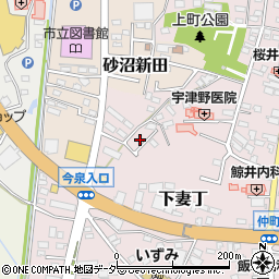 茨城県下妻市下妻丁386-16周辺の地図