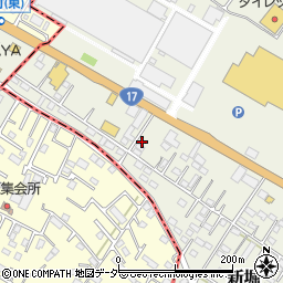 埼玉県熊谷市新堀1053-3周辺の地図