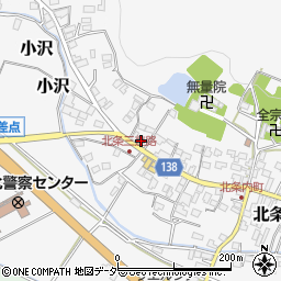 茨城県つくば市北条352周辺の地図