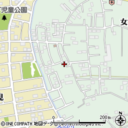 茨城県古河市女沼971周辺の地図