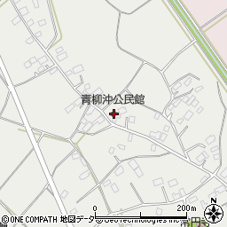 青柳沖公民館周辺の地図