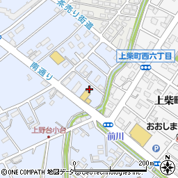 埼玉県深谷市上野台2182周辺の地図