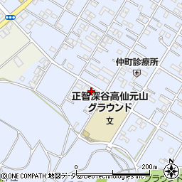 埼玉県深谷市上野台3115周辺の地図