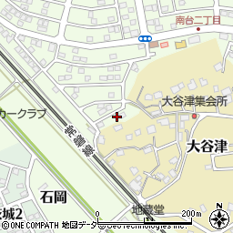 茨城県石岡市南台1丁目14周辺の地図