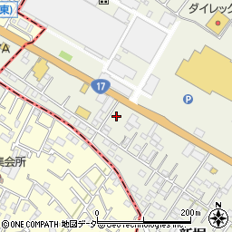 埼玉県熊谷市新堀1053-2周辺の地図