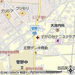 長野県松本市笹賀神戸4344-1周辺の地図