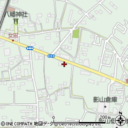 茨城県古河市女沼847-2周辺の地図
