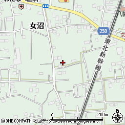 茨城県古河市女沼914周辺の地図