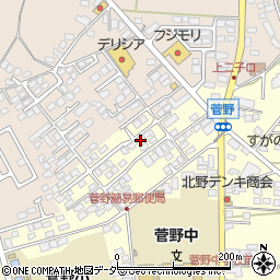 長野県松本市笹賀神戸4346周辺の地図