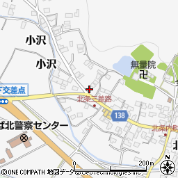 茨城県つくば市北条351周辺の地図