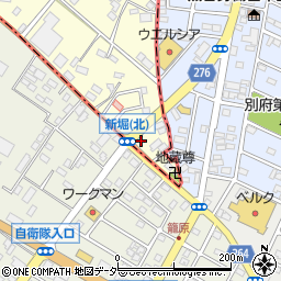 ファミリーマートヤマキ東方店周辺の地図