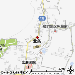 茨城県つくば市北条73周辺の地図