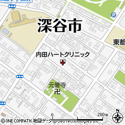 内田ハートクリニック周辺の地図