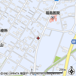 埼玉県深谷市上野台2768周辺の地図