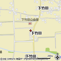 長野県東筑摩郡山形村下竹田6950周辺の地図