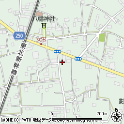 茨城県古河市女沼875周辺の地図