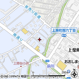 埼玉県深谷市上野台2185周辺の地図