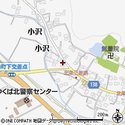 茨城県つくば市北条326周辺の地図